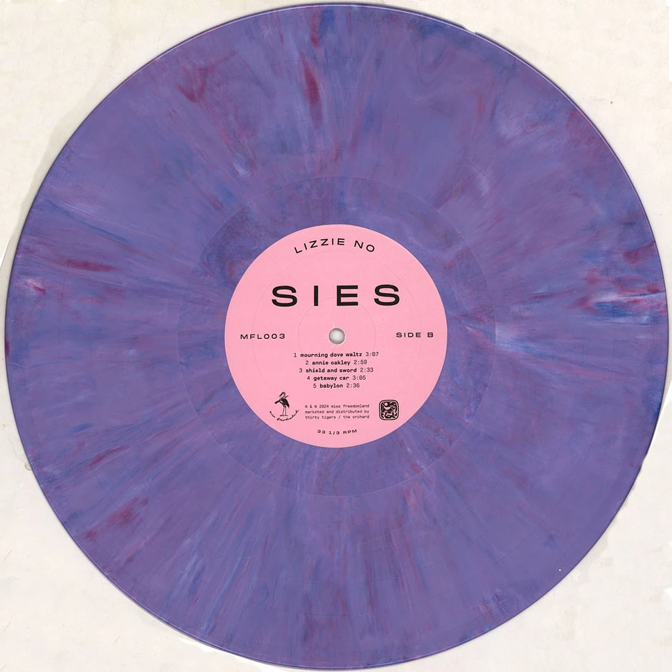 Lizzie No - Halfsies Opaque Purple Rain Vinyl Edition