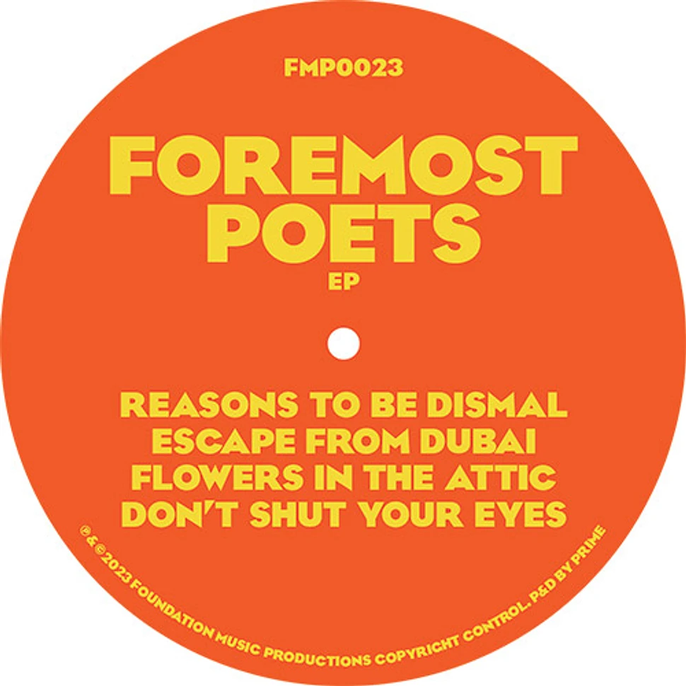 Foremost Poets - Flowers EP