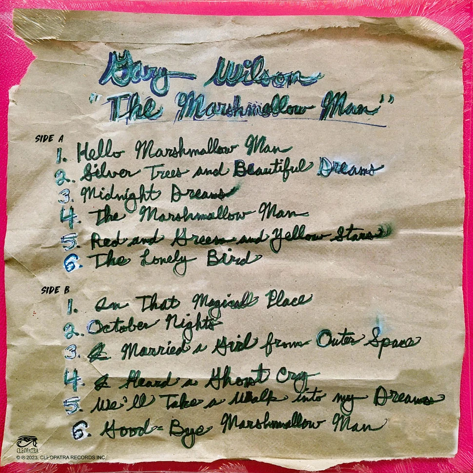 Gary Wilson - The Marshmallow Man Pink Vinyl Edition