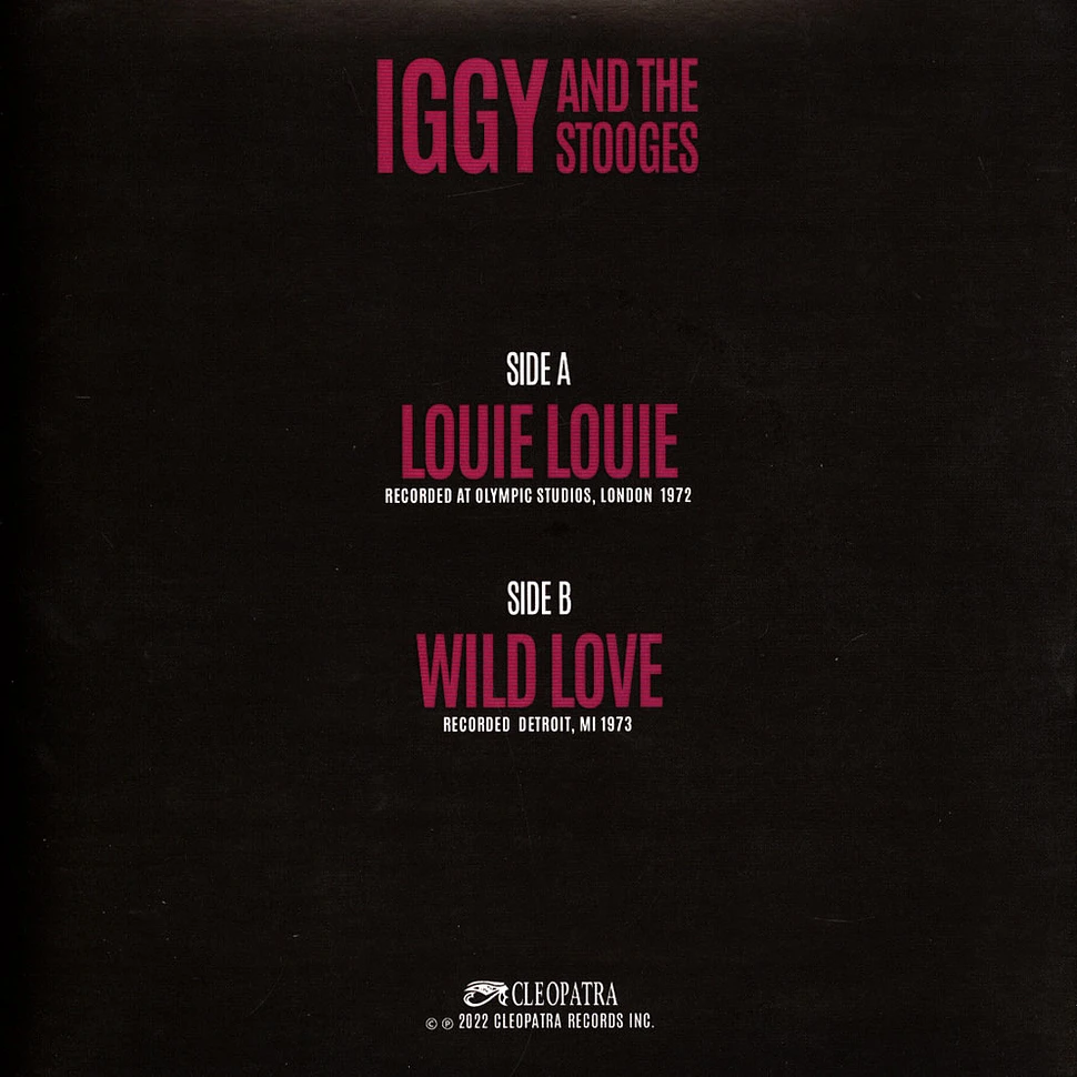 Iggy and The Stooges - Louie Louie Black Gold Splatter Vinyl Edition