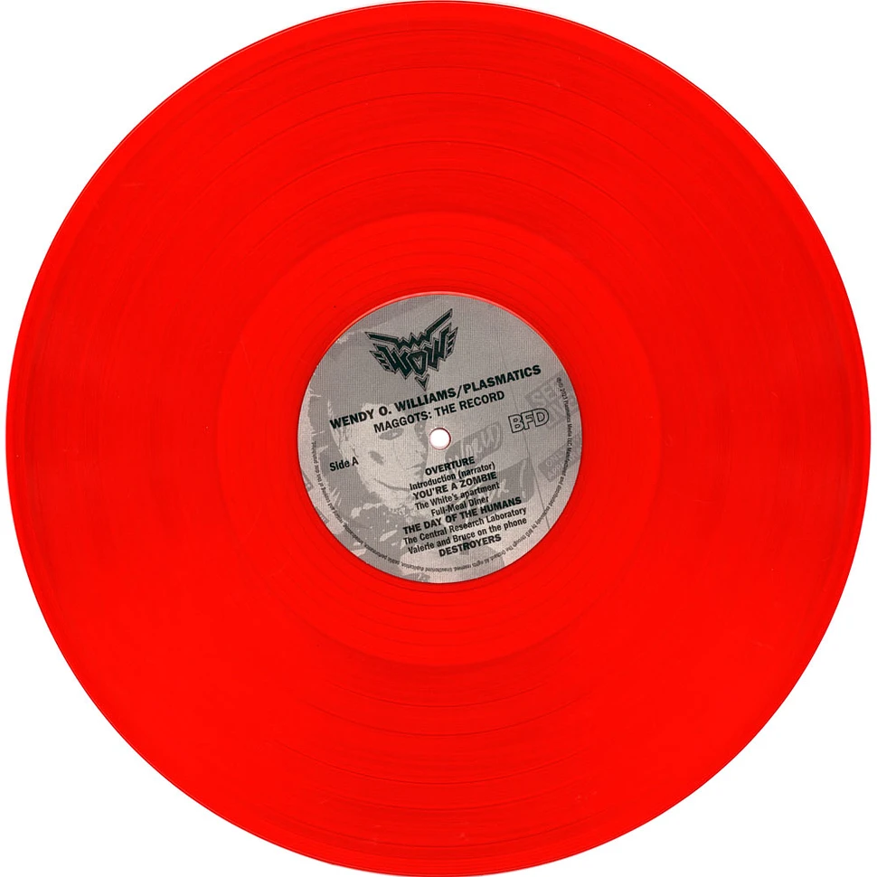 Wendy O. Williams - Maggots-The Record Black Friday Record Store Day 2023 Red Vinyl Edition