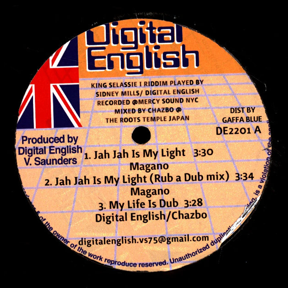 Magano, Digital English & Chazbo / Chazbo - Jah Jah Is My Light, Rub A Dub Mix, My Life Is Dub / King Selassie I, Mix 2, Dub Selassie I