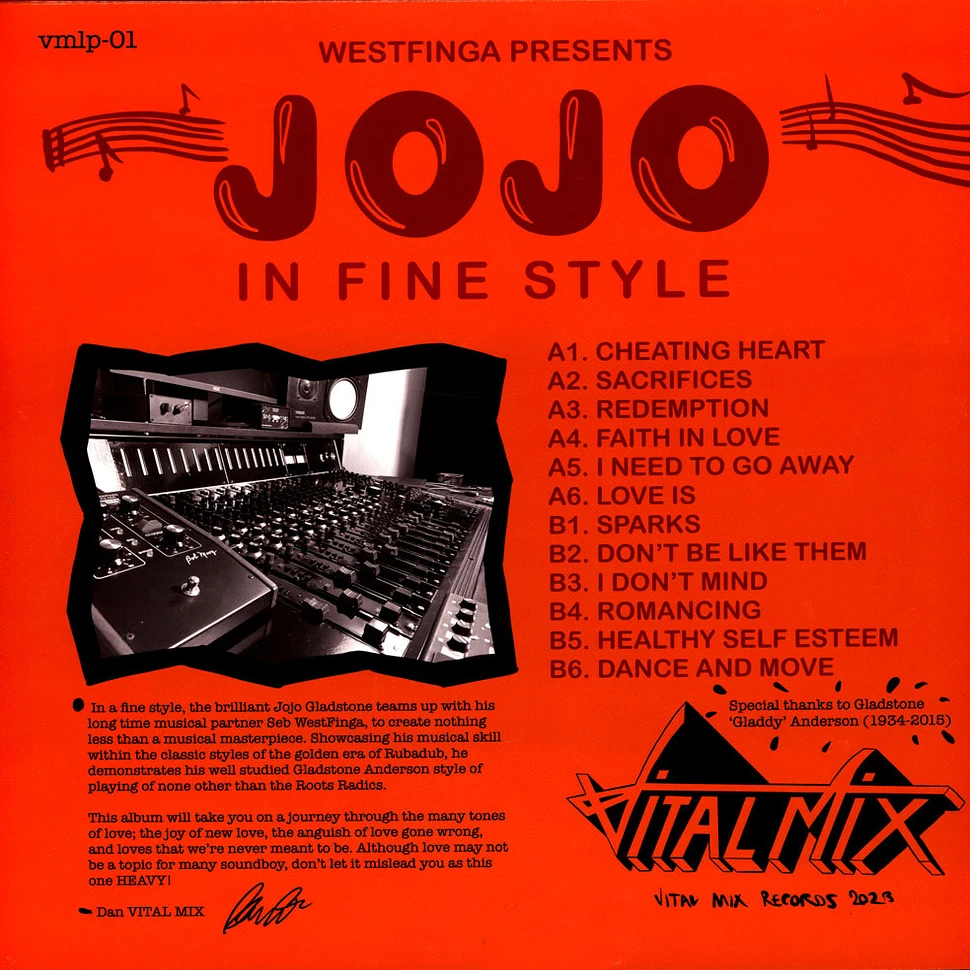 Jojo Gladstone - Westfinga Presents Jojo In Finestyle