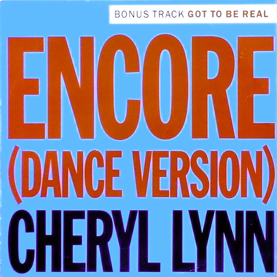 Cheryl Lynn - Encore (Dance Version) - Vinyl 12