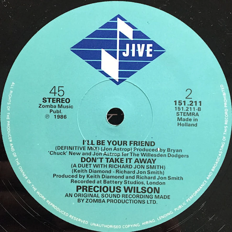 Precious Wilson - The Jewel Of The Nile