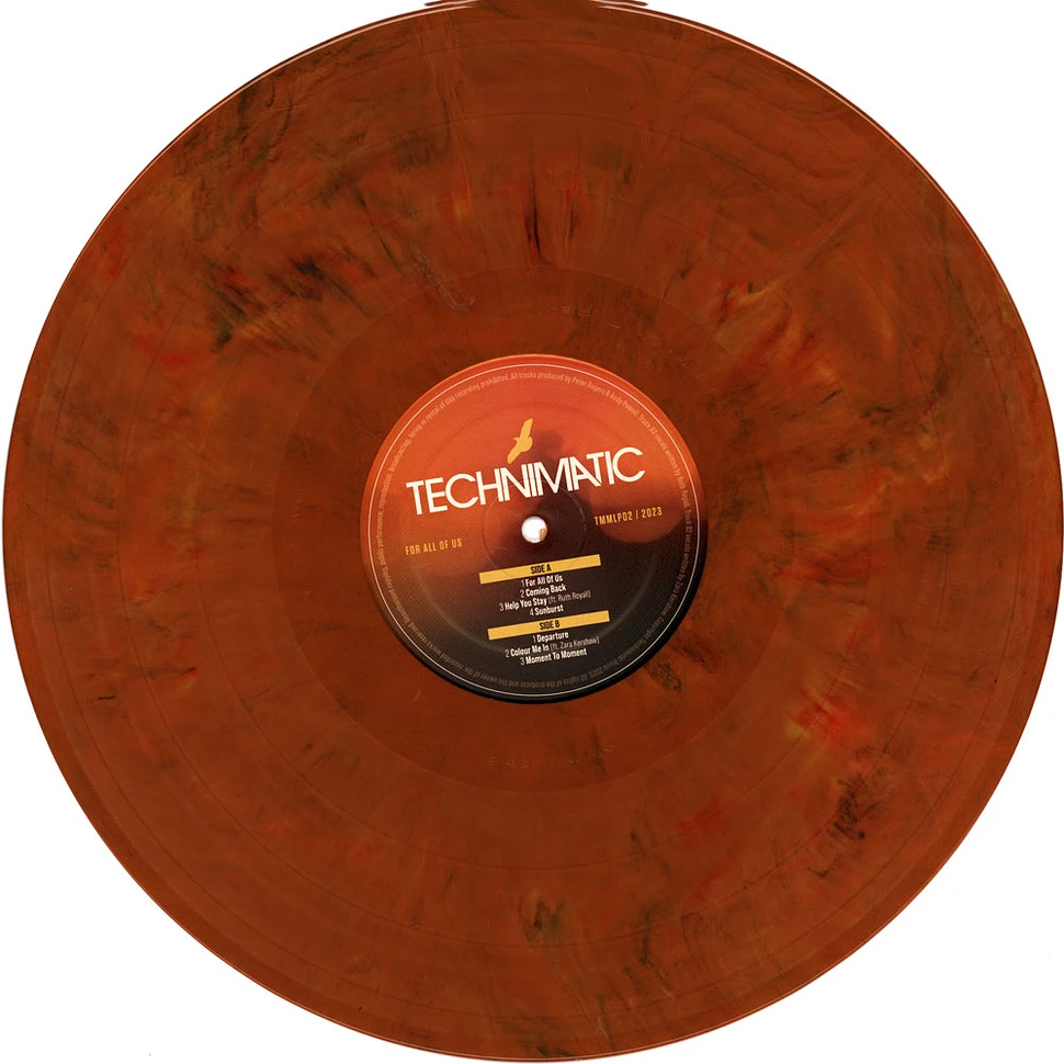 Technimatic - For All Of Us Orange Marbled Vinyl Edition