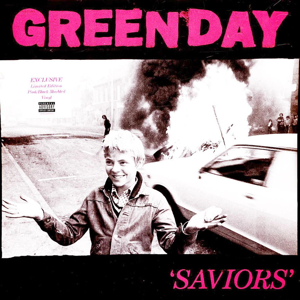 Green Day - Saviors Magenta & Black Marbled Vinyl Edition