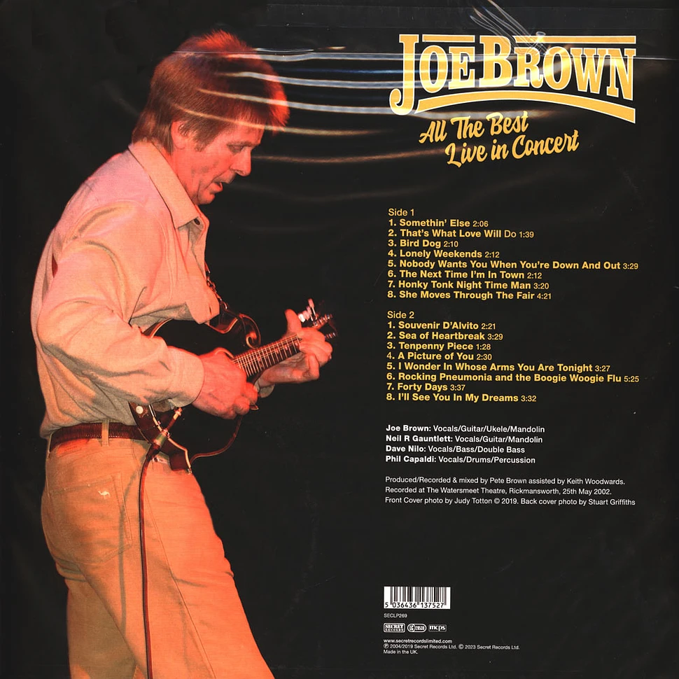 Joe Brown - All The Best Live In Concert