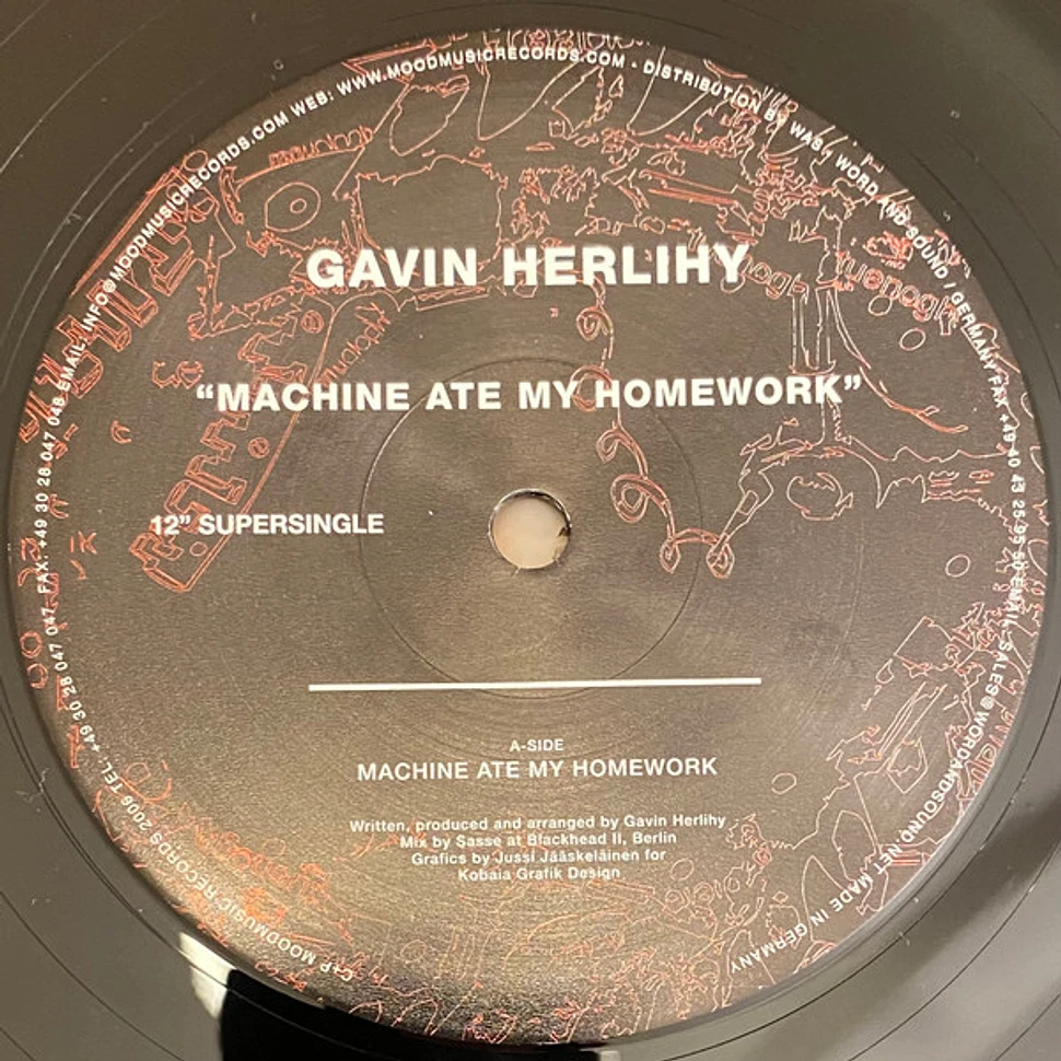 Gavin Herlihy - Machine Ate My Homework