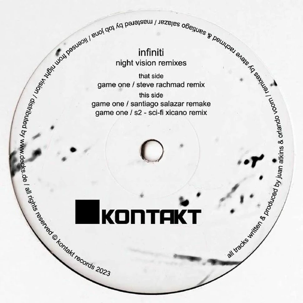 Infiniti - Game One Black Vinyl Edition
