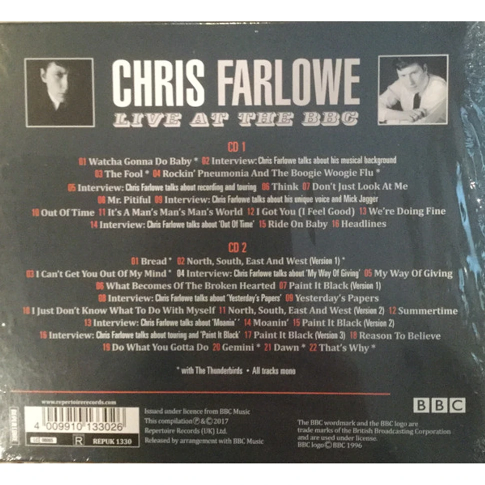 Chris Farlowe - Live At The BBC