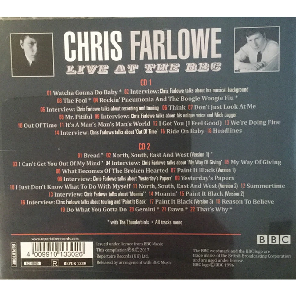 Chris Farlowe - Live At The BBC
