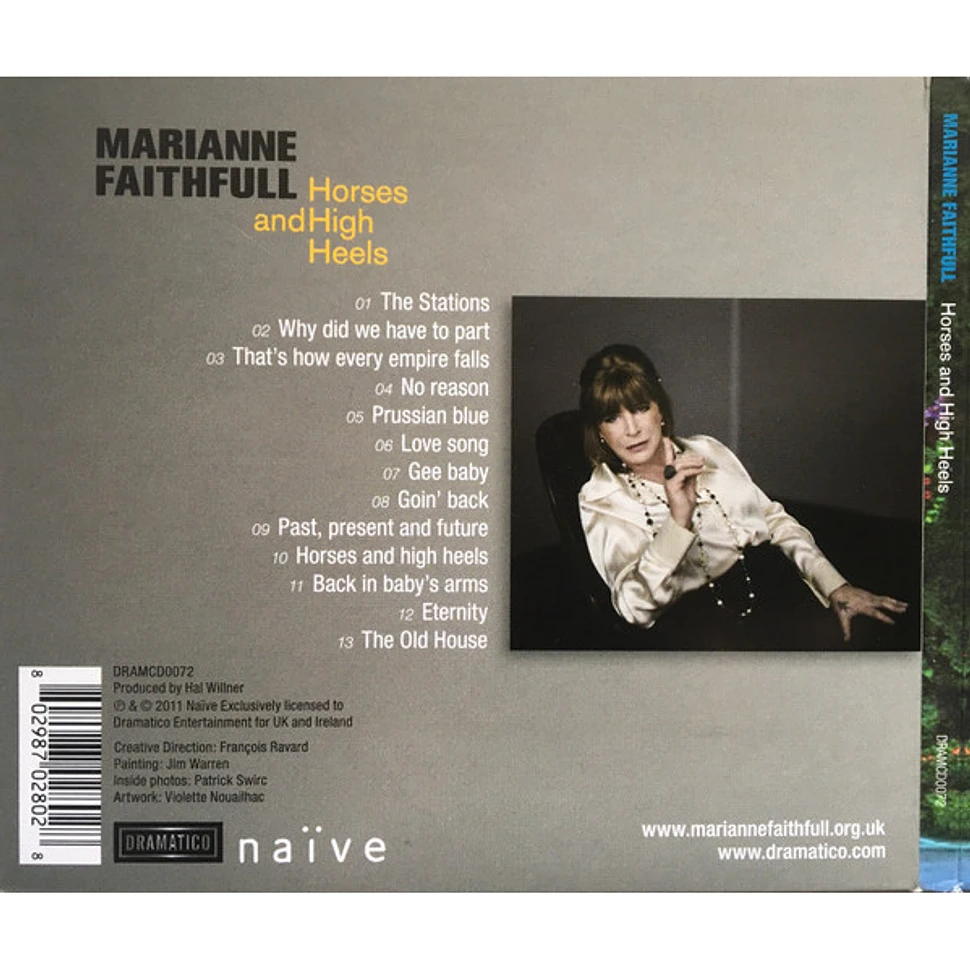 Marianne Faithfull Horses And High Heels CD 2011 UK Original
