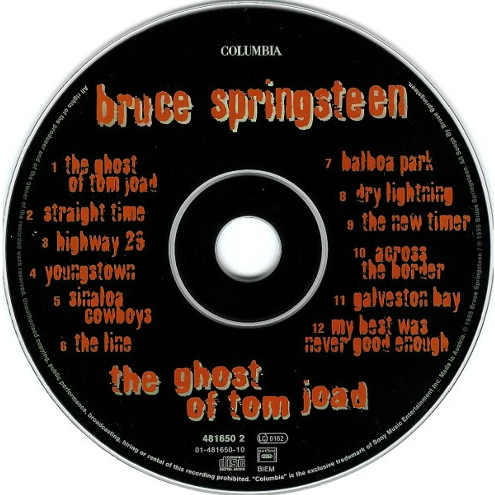 Bruce Springsteen The Ghost Of Tom Joad CD 1995 EU Original HHV