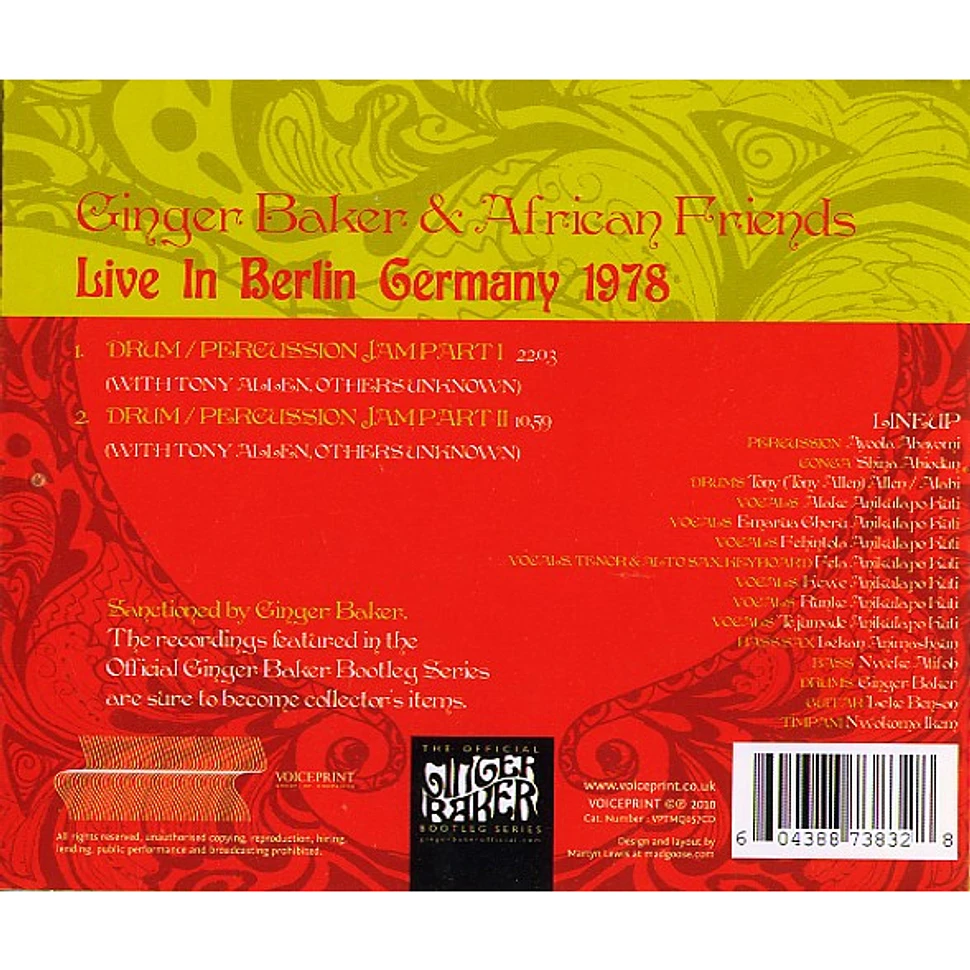 Ginger Baker & African Friends - Live In Berlin Germany 1978