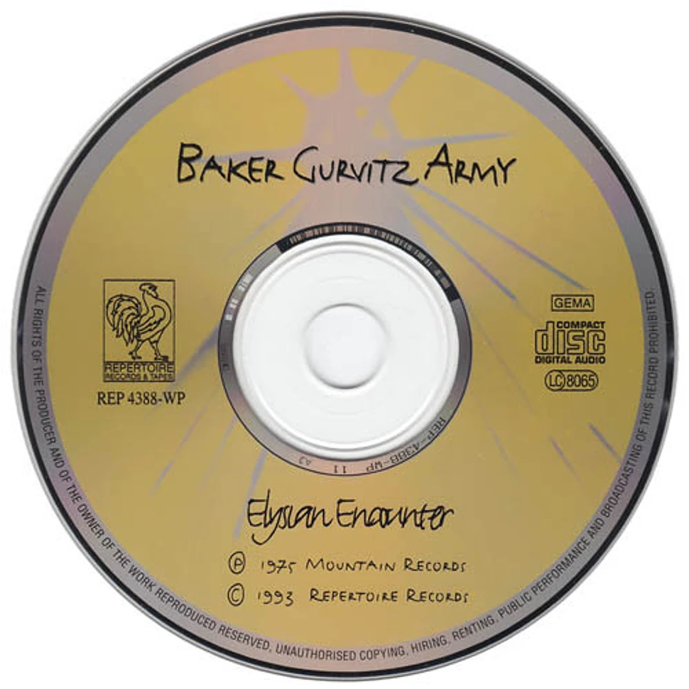 Baker Gurvitz Army - Elysian Encounter