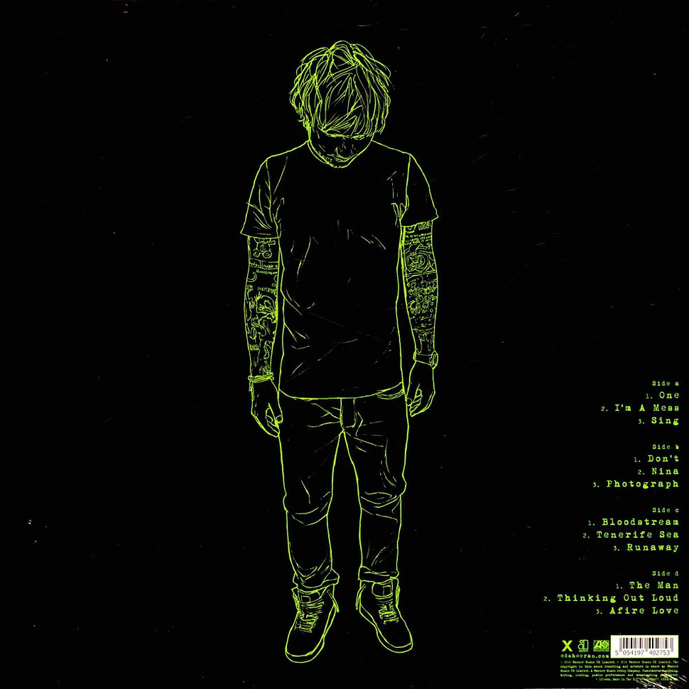 Ed Sheeran - X Clear Vinyl Edition