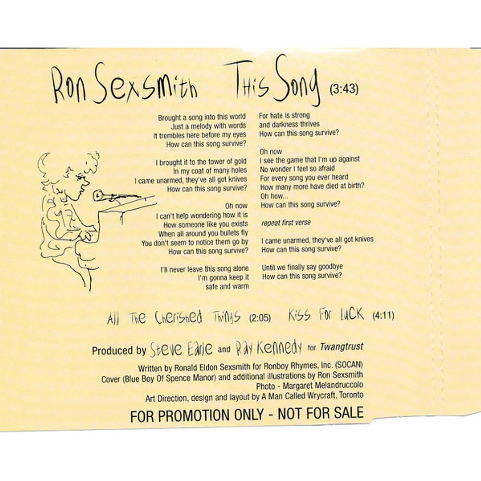 Ron Sexsmith - This Song