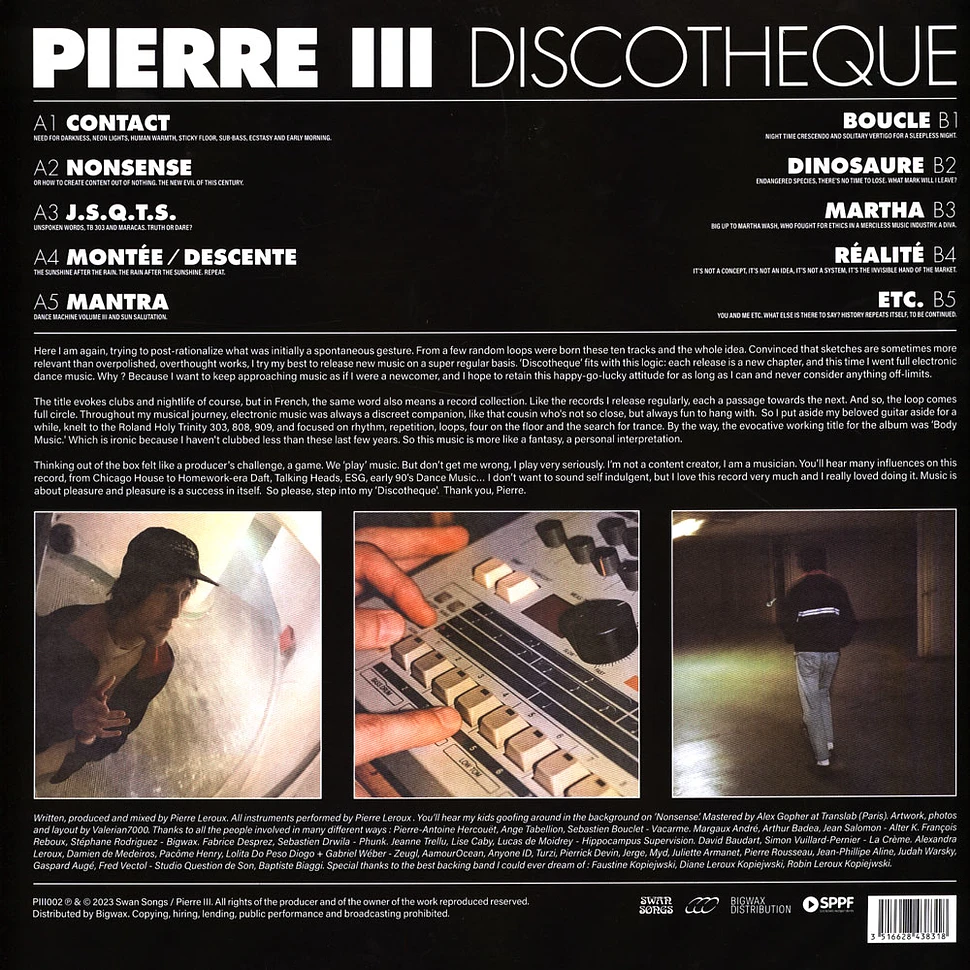 Pierre III - Discotheque