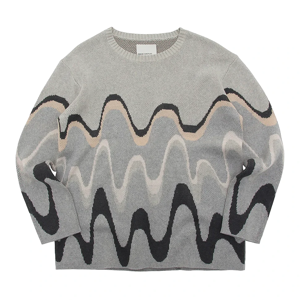 Magic Castles - Intarsia Wave Knit