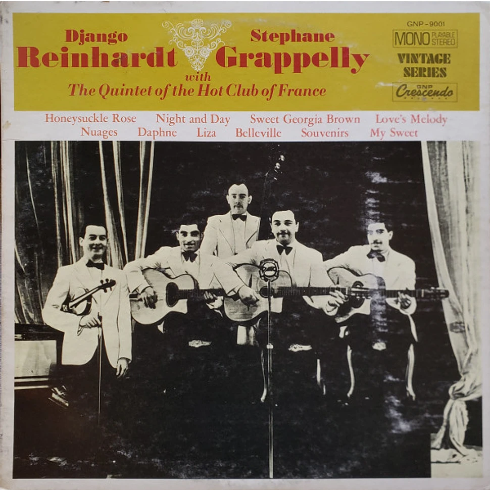 Django Reinhardt & Stéphane Grappelli With Quintette Du Hot Club De France - The Quintet Of The Hot Club Of France