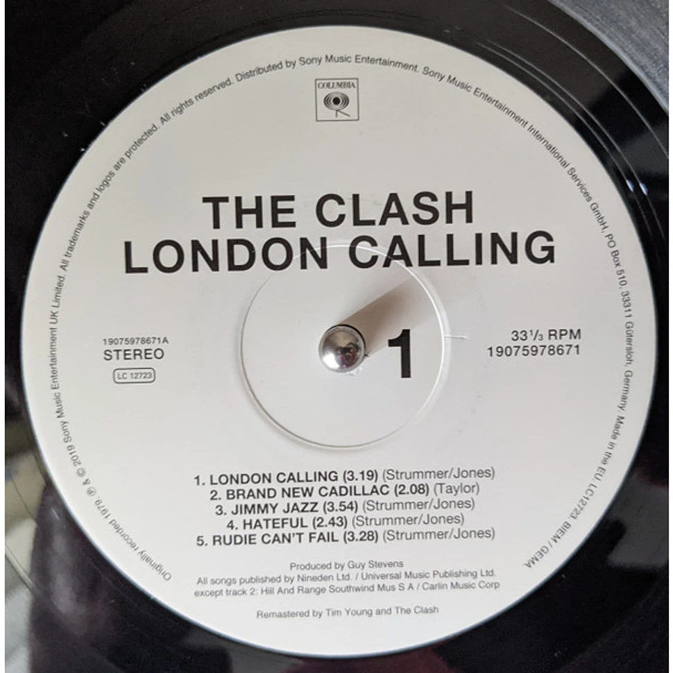 The Clash - London Calling - Vinyl 2LP - 2019 - EU - Reissue | HHV