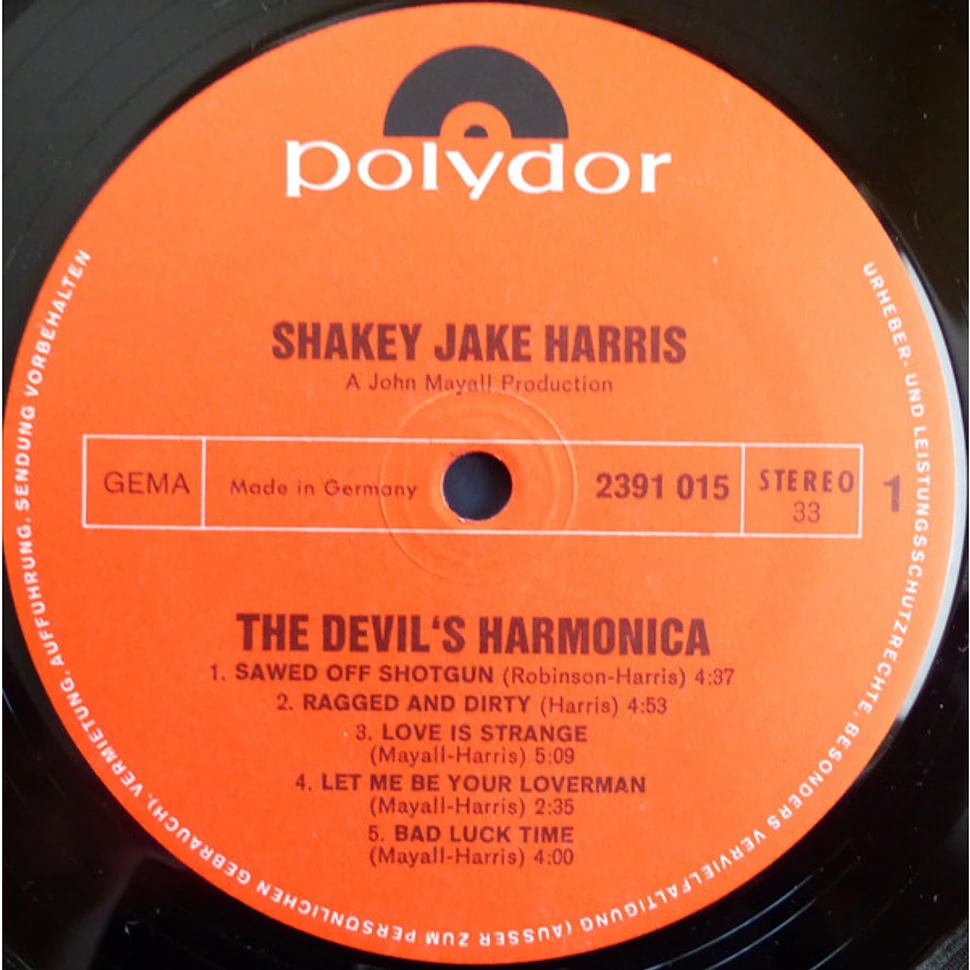 Shakey Jake - The Devil's Harmonica