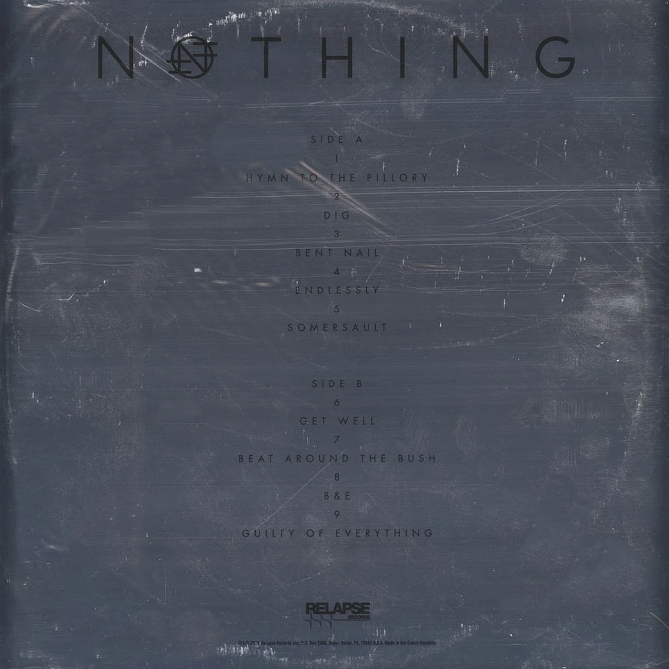 Nothing - Guilty Of Everything Silver Vinyl Edition