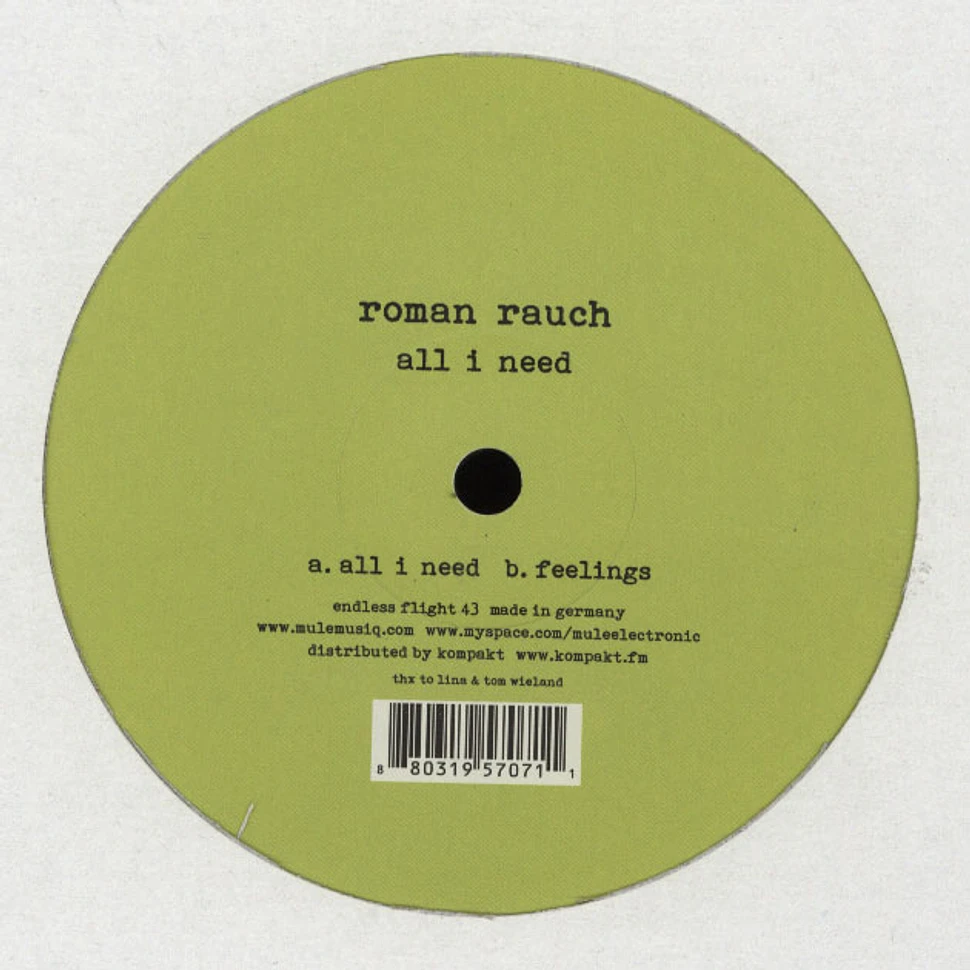 Roman Rauch - All I Need
