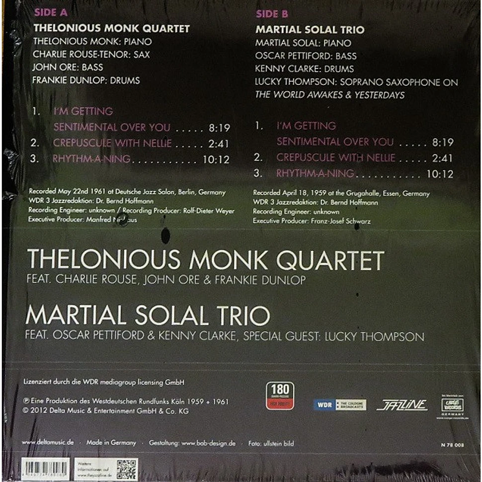 The Thelonious Monk Quartet / Martial Solal Trio - Live In Berlin 1961 / Live In Essen 1959