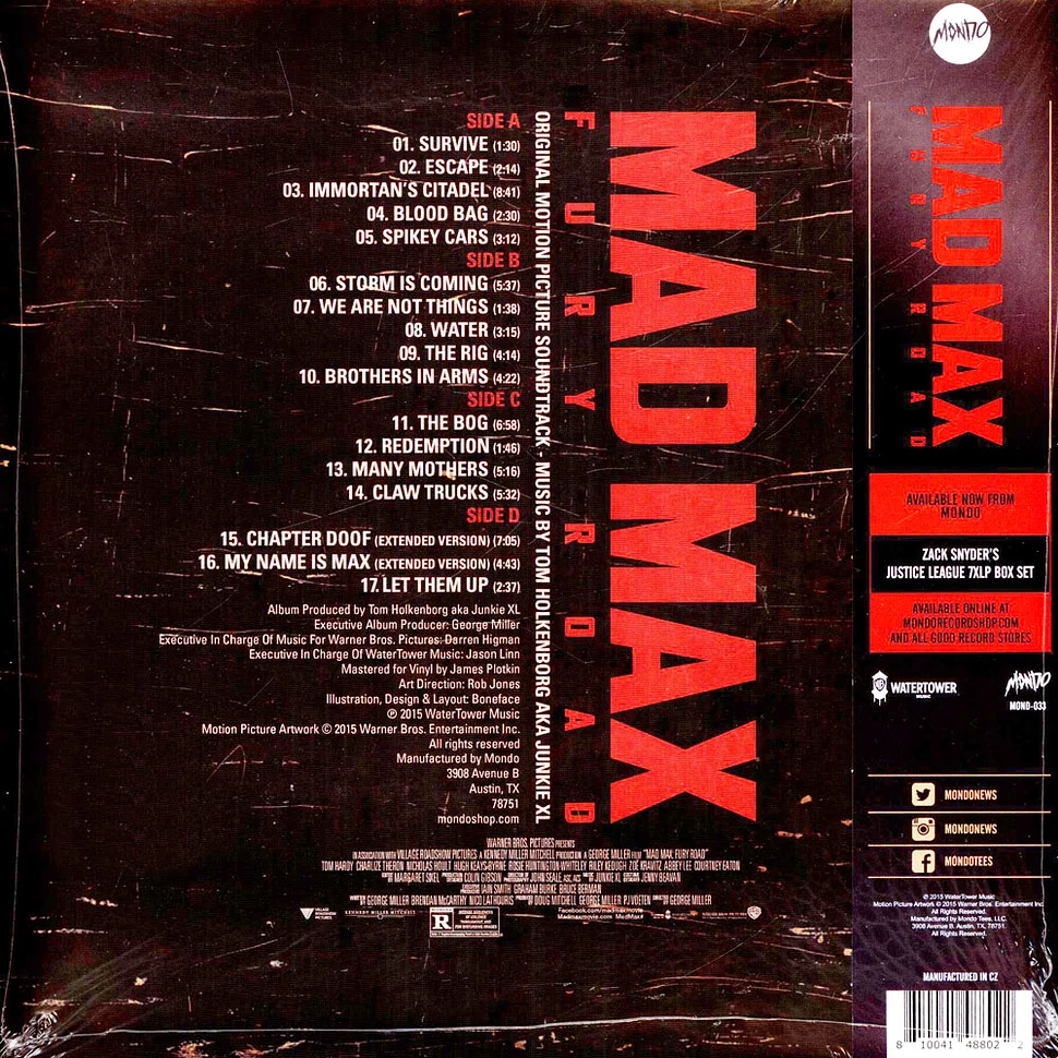 Junkie XL - OST Mad Max: Fury Road