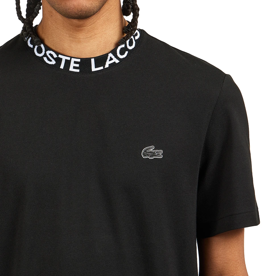 Lacoste - Ultralight Jacquard Collar T-Shirt