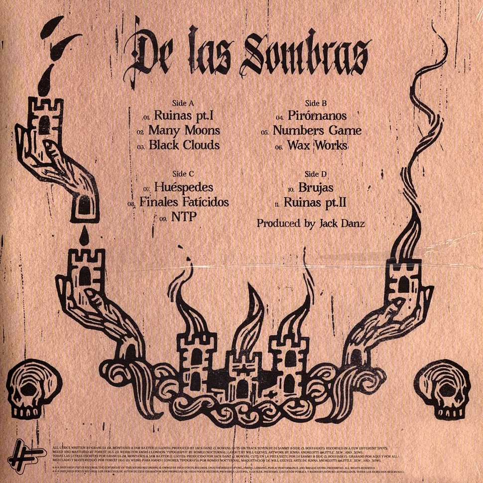 Granuja & Jam Baxter - De Las Sombras Black Vinyl Edition