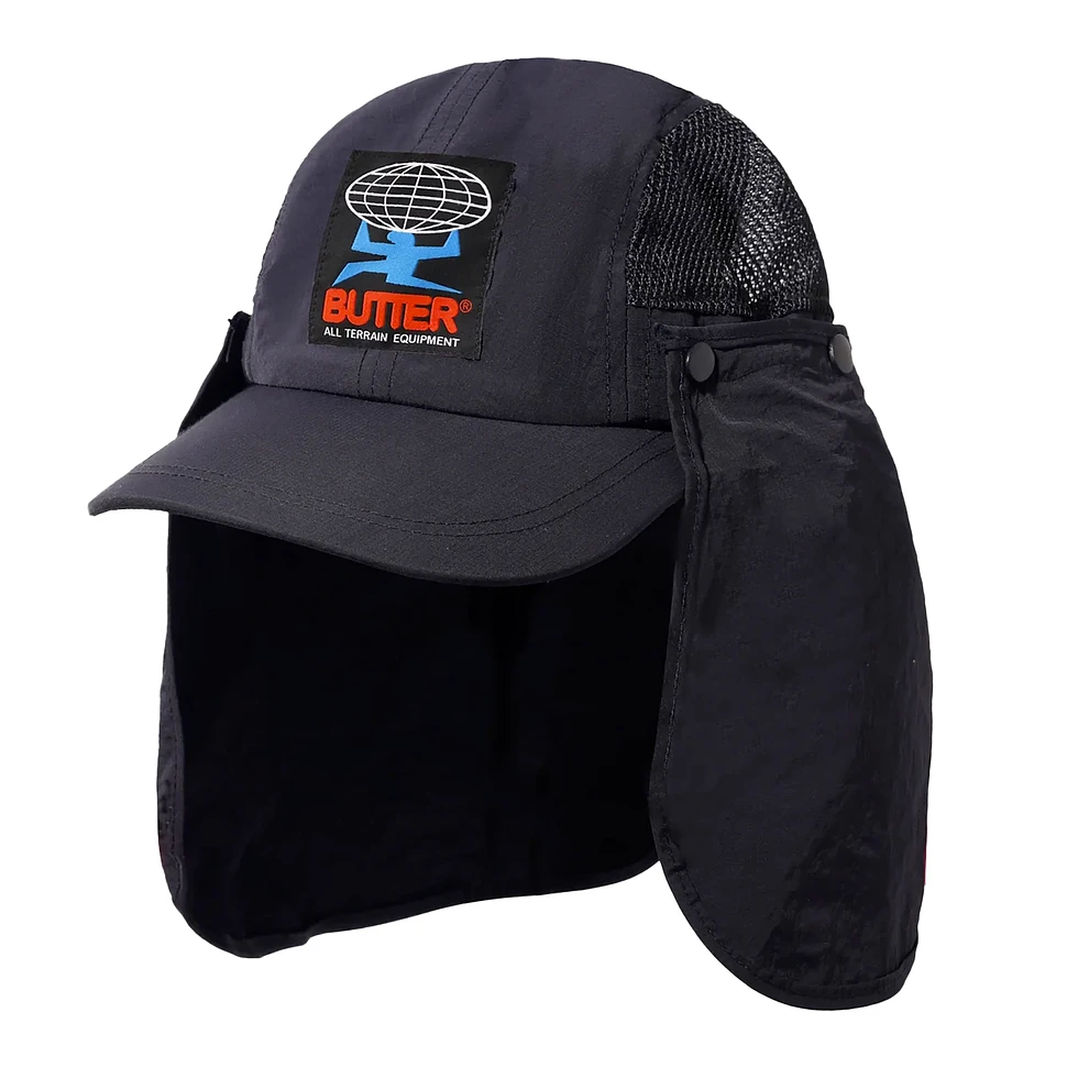 Butter Goods All Terrain 5 Panel Cap (Black) HHV