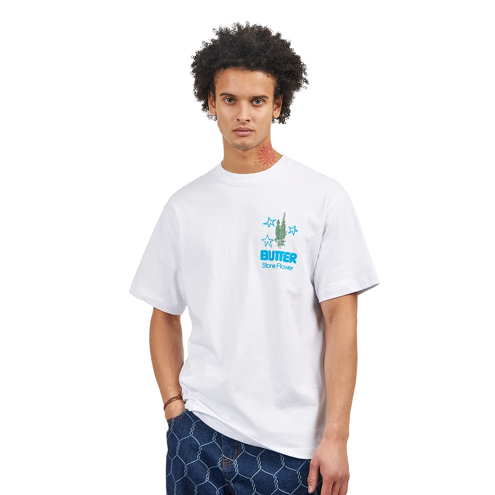 Butter Goods - Stone Flower Tee (White) | HHV
