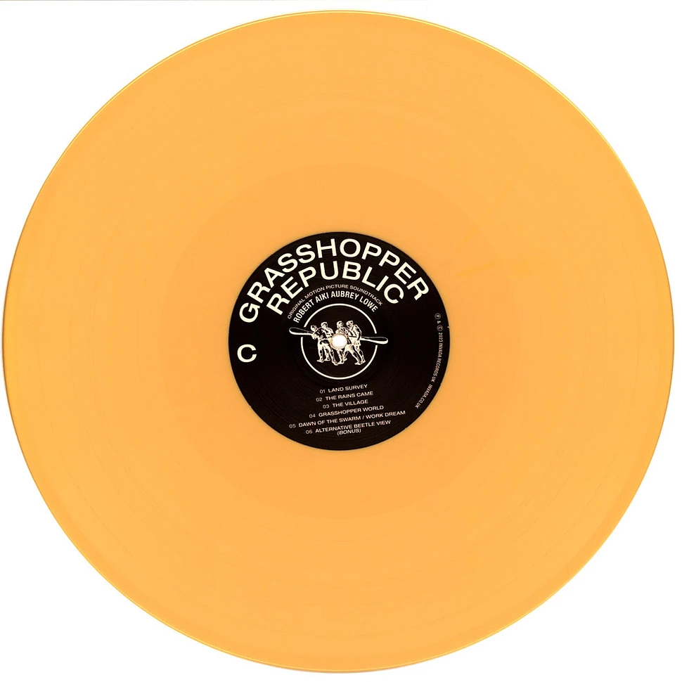 Robert Aiki Aubrey Lowe - OST Grasshopper Republic Mustard Yellow Vinyl Edition