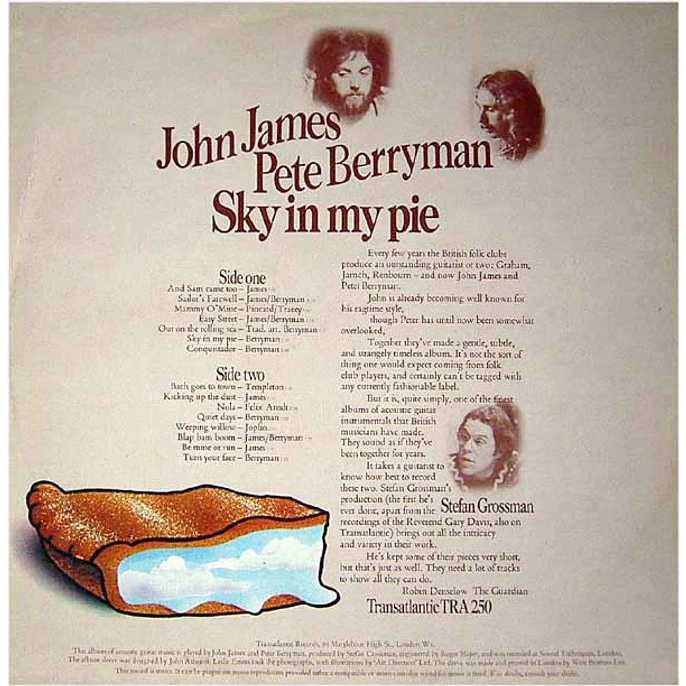 John James & Pete Berryman - Sky In My Pie