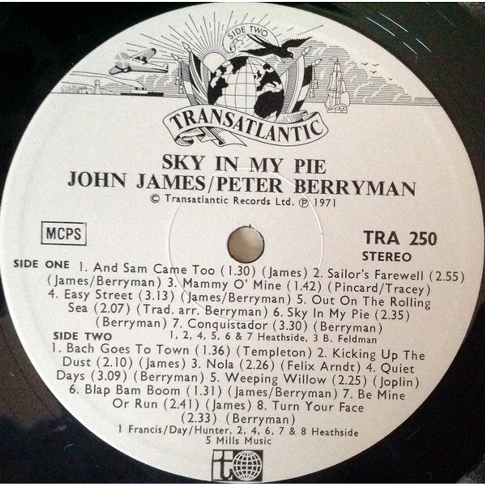 John James & Pete Berryman - Sky In My Pie