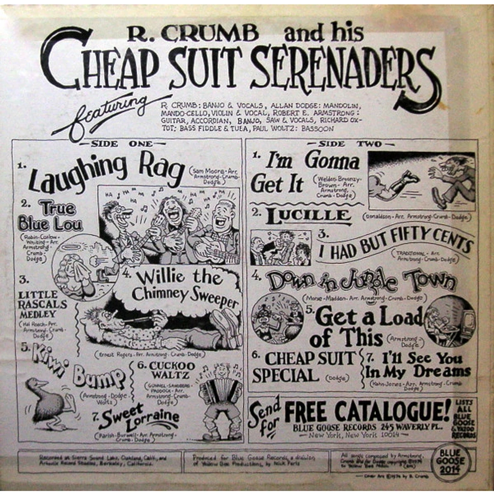 Robert Crumb And His Cheap Suit Serenaders - R. Crumb And His Cheap Suit Serenaders