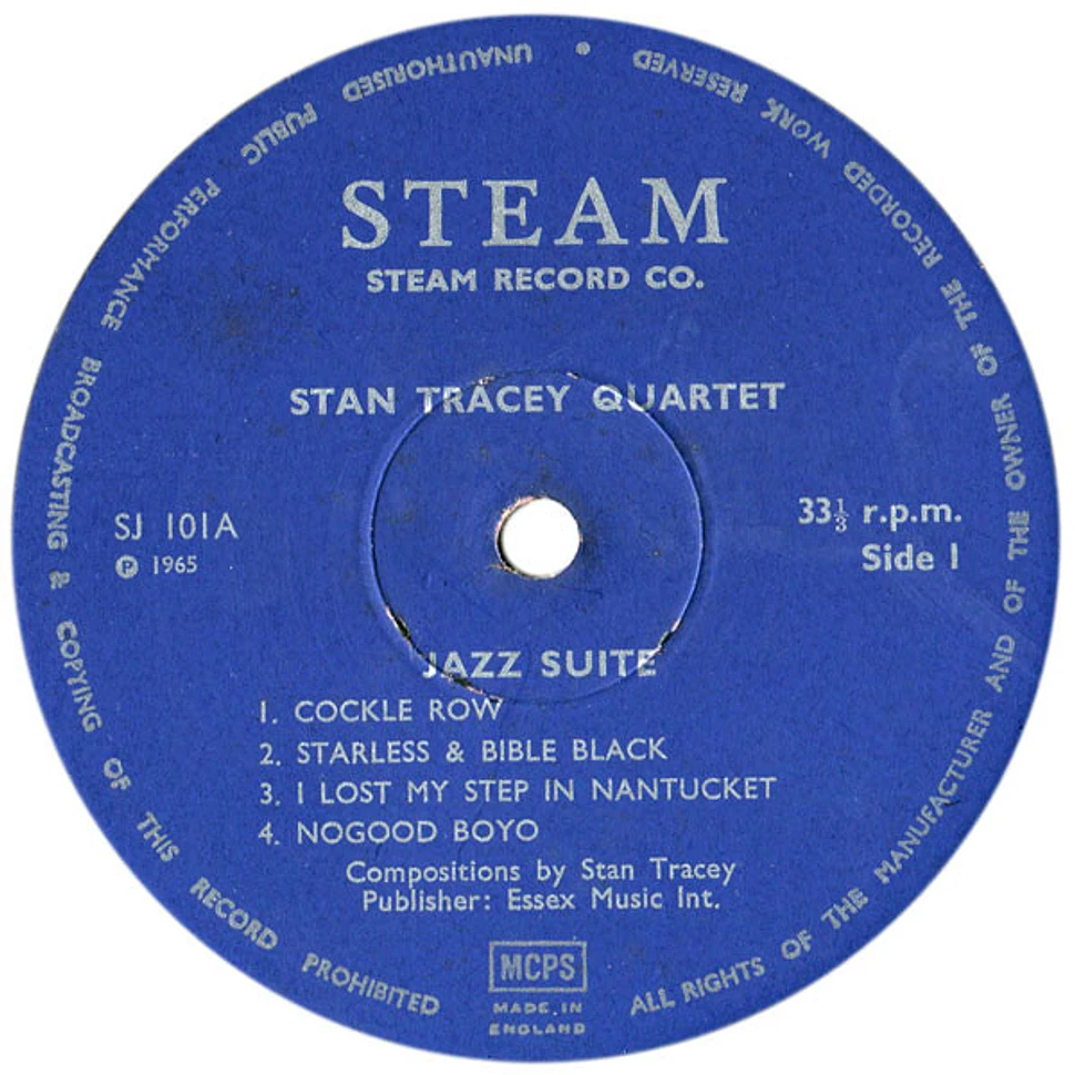 The Stan Tracey Quartet - Jazz Suite (Inspired By Dylan Thomas' Under Milk Wood)