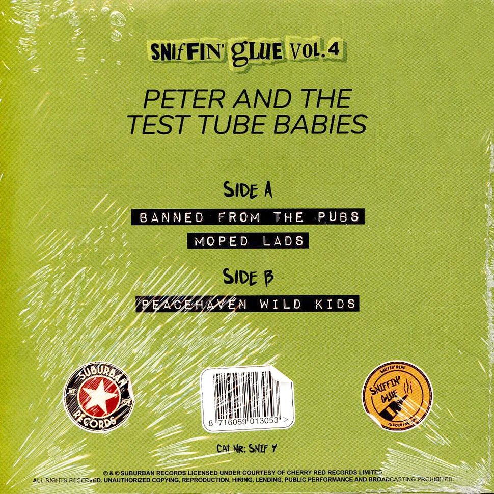 Peter And The Test Tube Babies - Banned From The Pubs