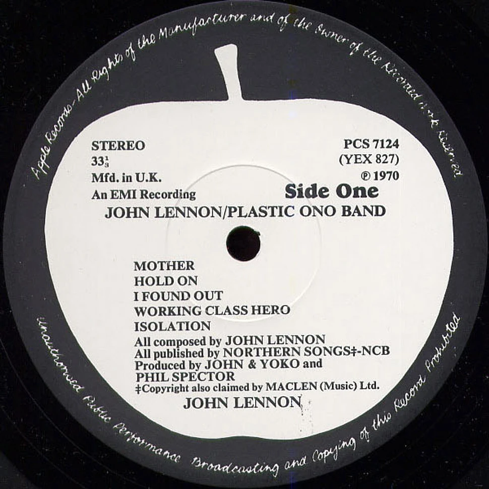 John Lennon / The Plastic Ono Band - John Lennon / Plastic Ono Band