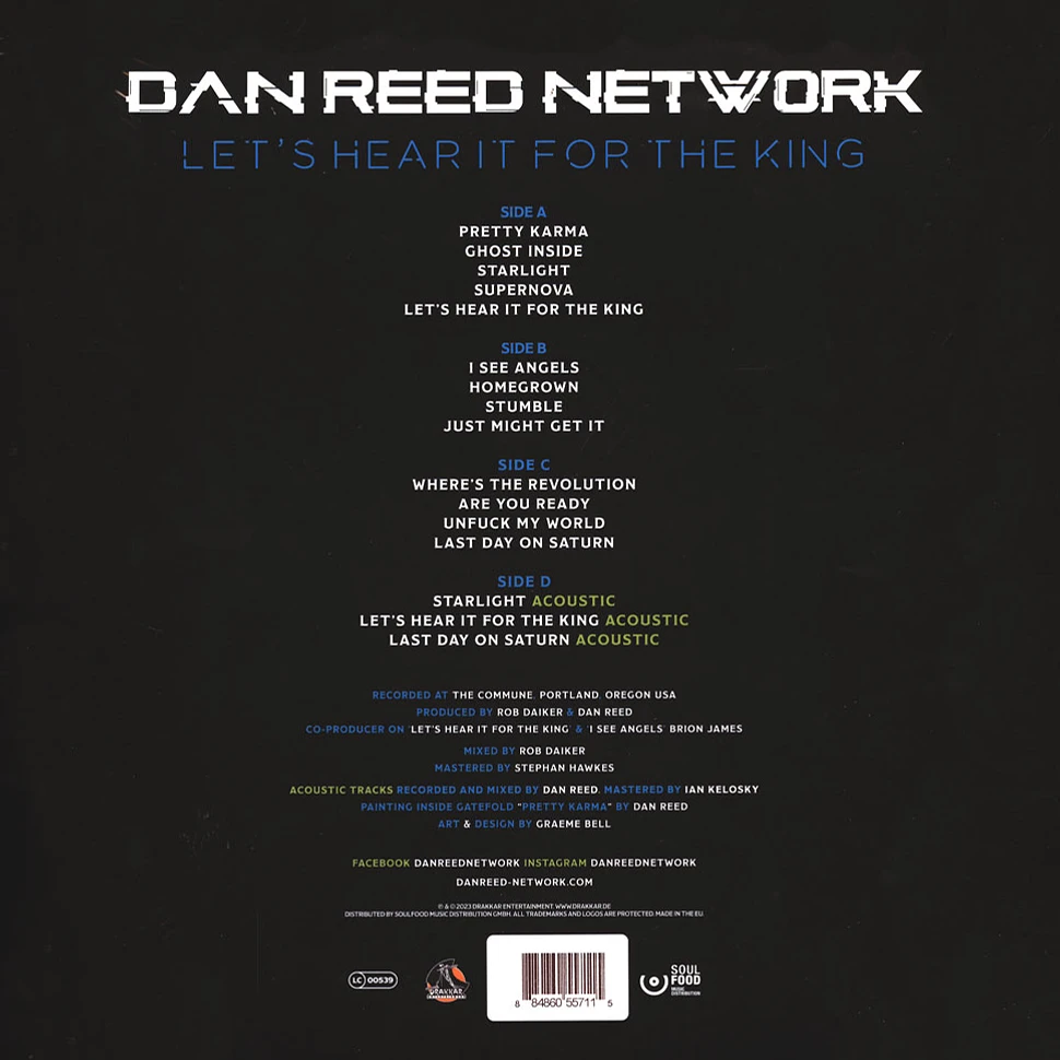 Dan Reed Network - Let's Hear It For The King Blue & Green Vinyl Edition