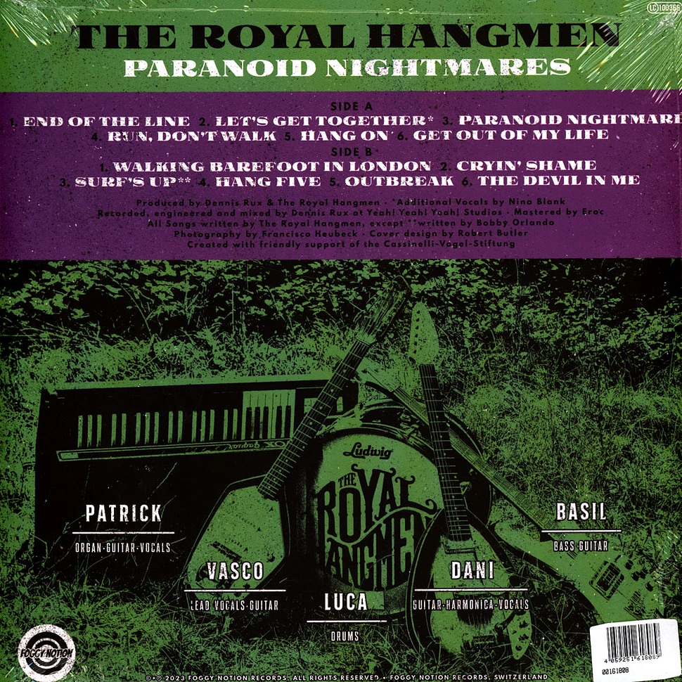 The Royal Hangmen - Paranoid Nightmares Violet / Black Marbled Vinyl Edition