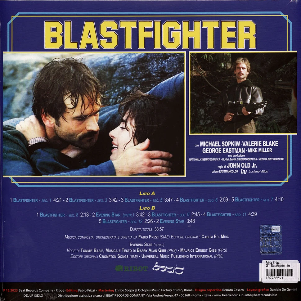 Fabio Frizzi - OST Blastfighter Back And Red Vinyl Edition