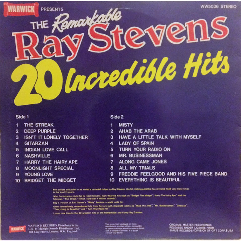 Ray Stevens - The Remarkable Ray Stevens