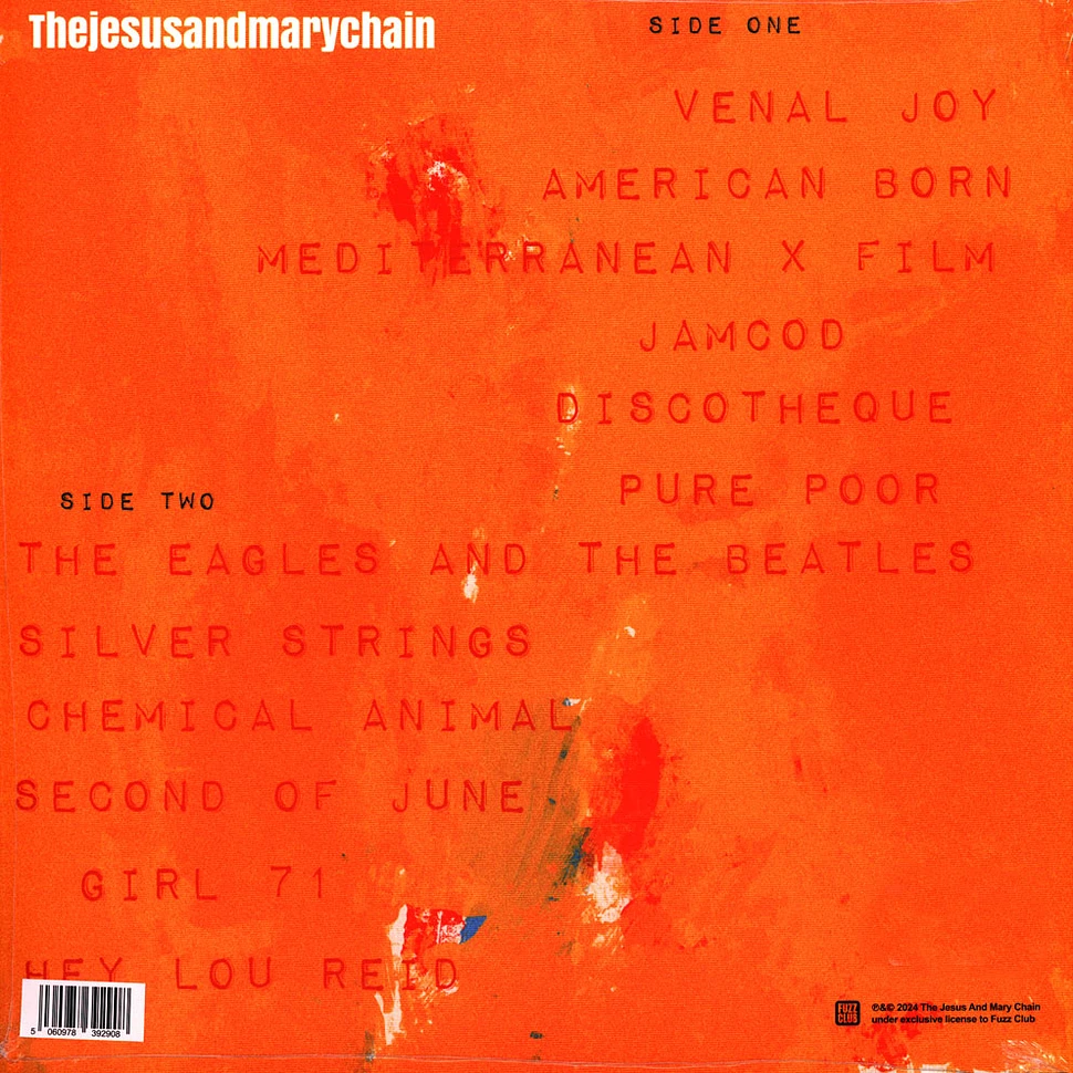 The Jesus And Mary Chain - Glasgow Eyes Red Vinyl Edition
