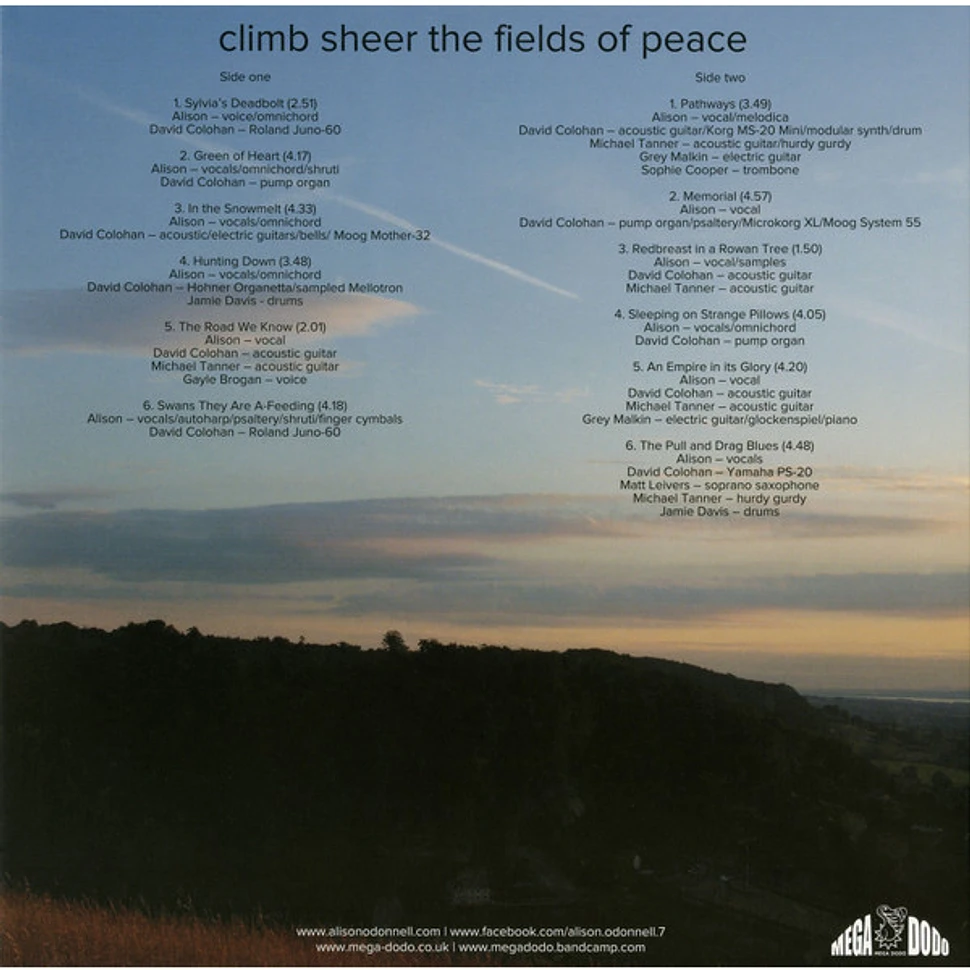 Alison O'Donnell - Climb Sheer The Fields Of Peace