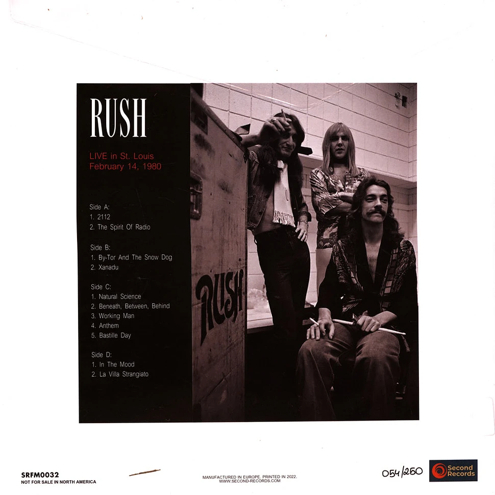 Rush - Live In St Louis 1980 Grey Marble Vinyl Edition