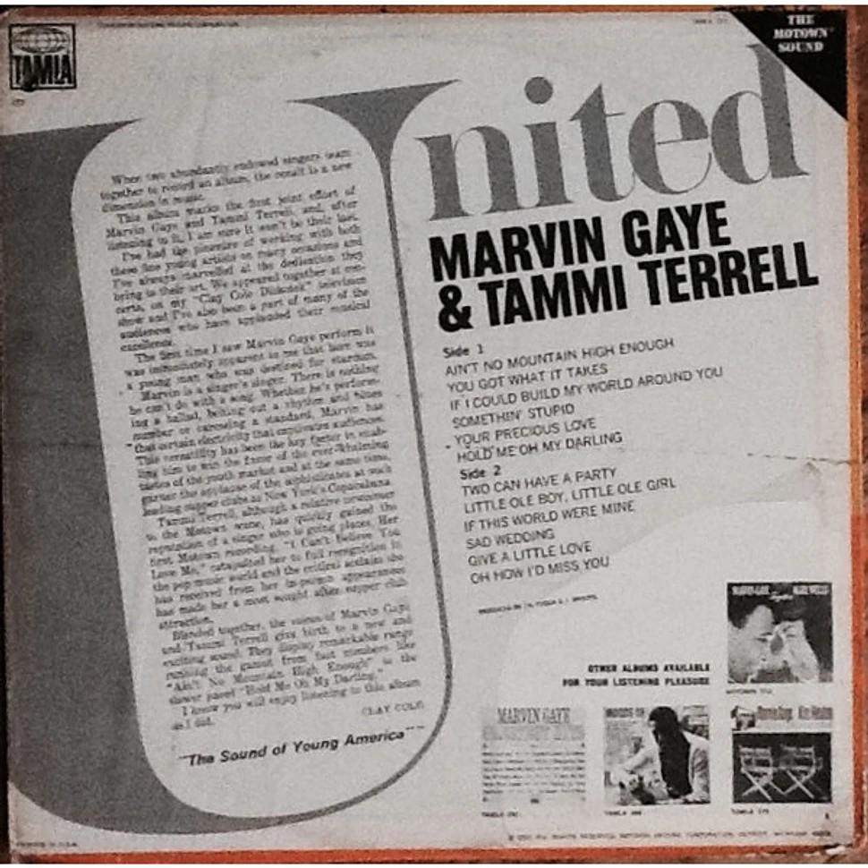 Marvin Gaye and Tammi Terrell - United (180g Vinyl LP) - Music Direct